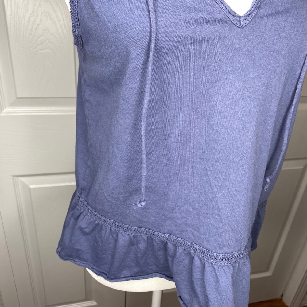 🔥SOLD🔥Abercrombie & Fitch Tank Top Slate Blue Size Small - Picture 3 of 16